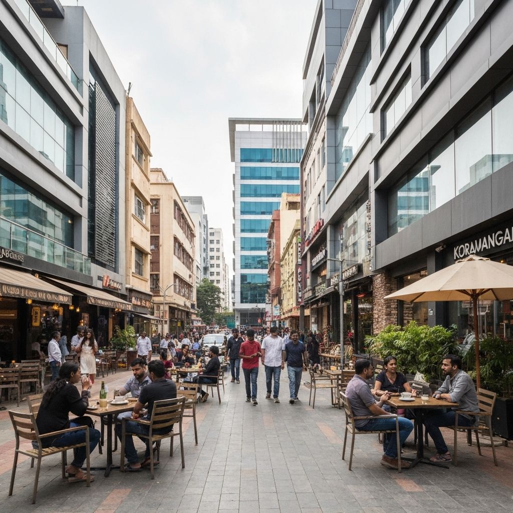 Koramangala area in Bangalore